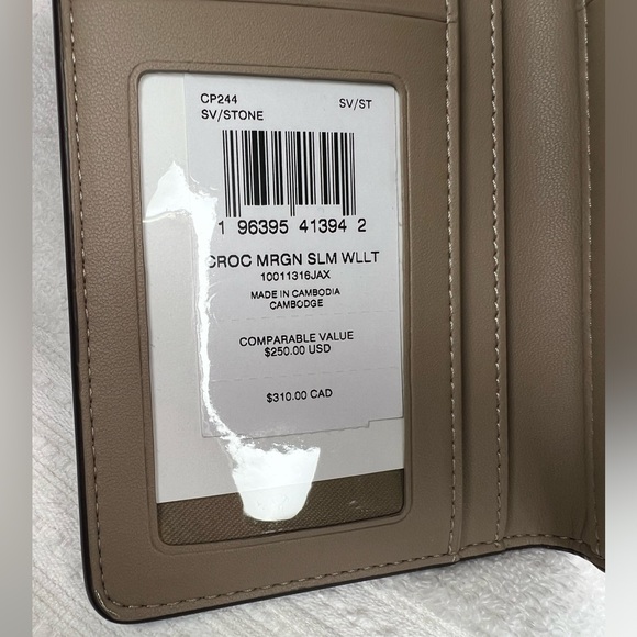 Coach Alligator tote and Wallet. NWT - Picture 11 of 14